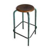 Tabouret scolaire haut 1960