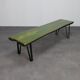 Unique Handmade Green Epoxy Fusion Bench, 1990s
