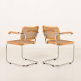 Pair of Italian vintage Ceska chairs by Gavina, 1960s