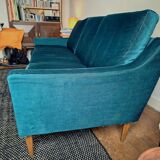 Vintage velvet sofa