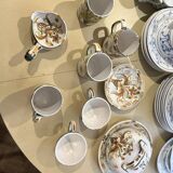 Keraluc Quimper signed tableware set