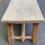 19th century solid oak farmhouse table 240cm