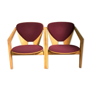 2 fauteuils papillon