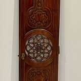 Clock door carved and openwork wood