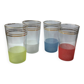 Verres granités vintage 40'/50'
