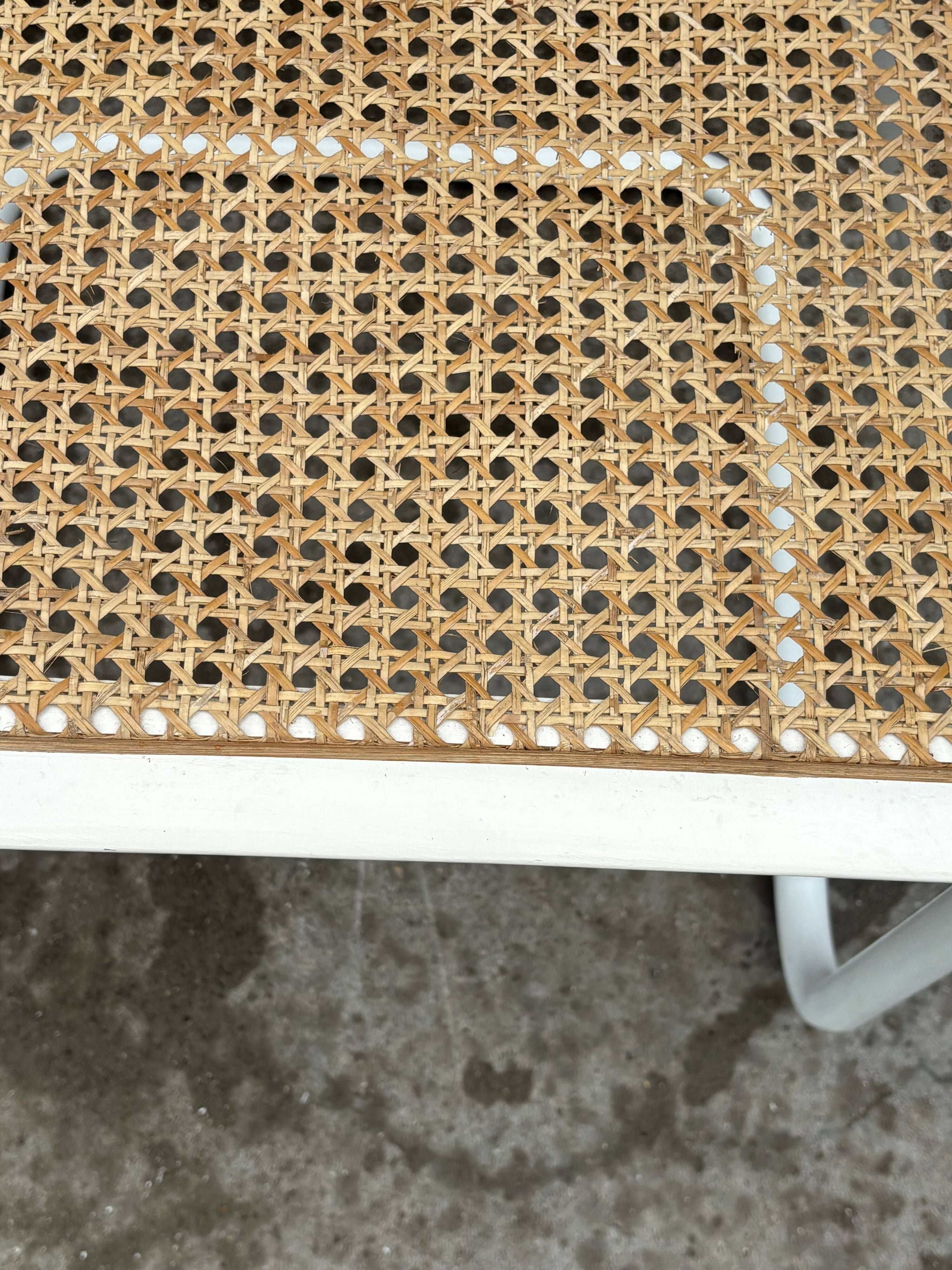 Set of 4 Cesca chairs model B64 with armrests Cesca Marcel breuer design