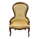 Napoleon III armchair from the 19th century in walnut.