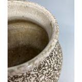 Crisped enamel vase