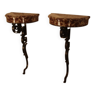 Small pair of consoles