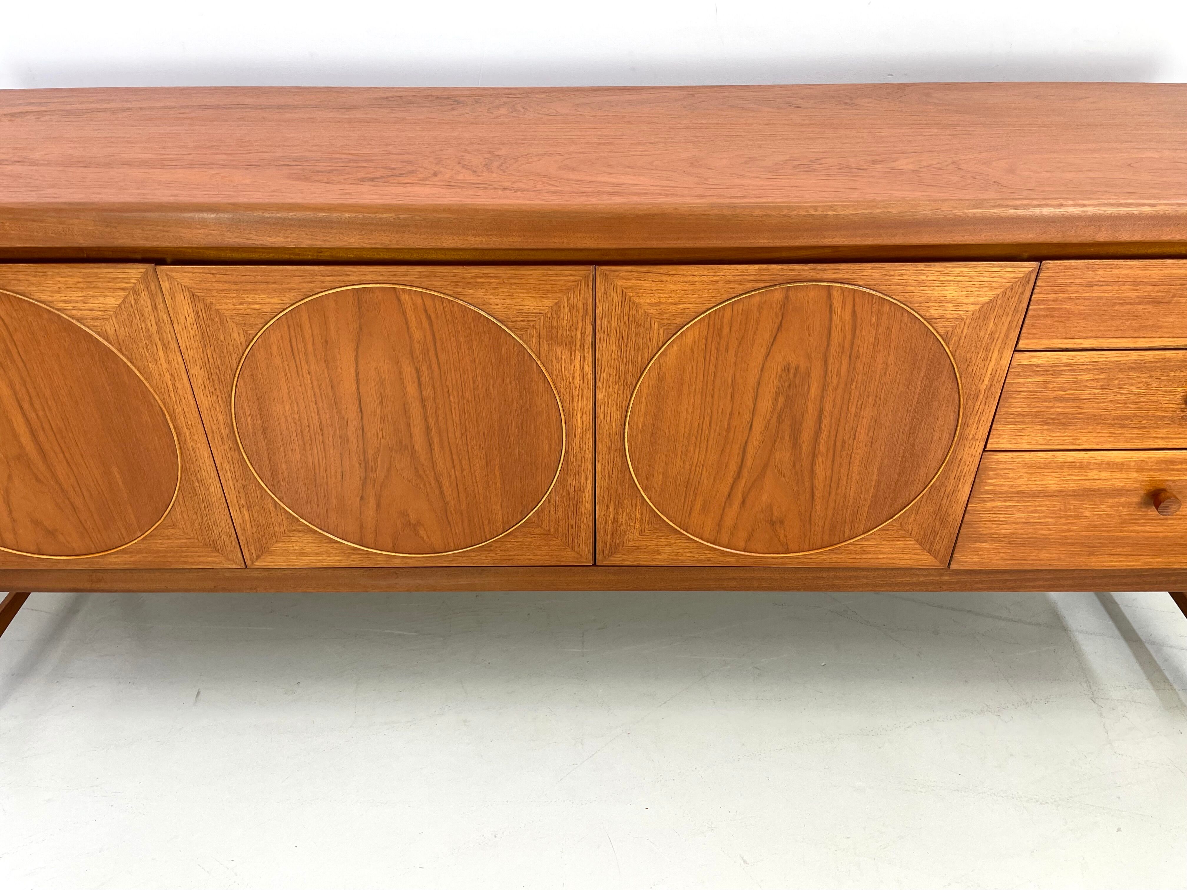 Vintage Nathan Circle sideboard 1960's
