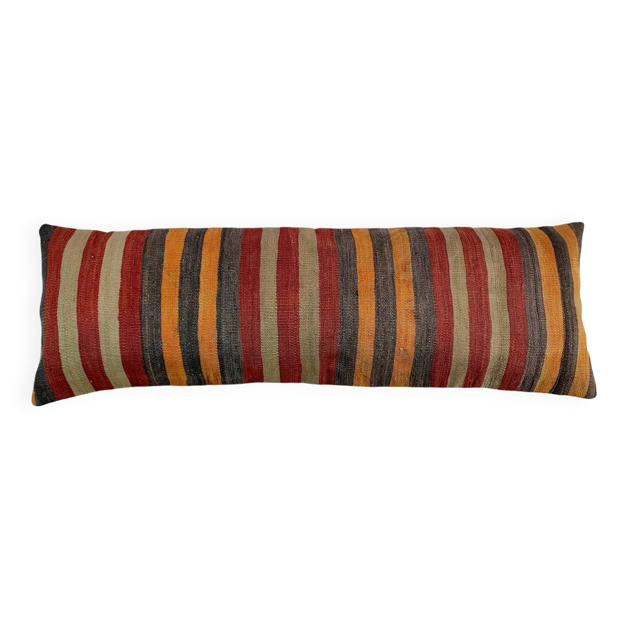 Vintage turkish kilim cushion cover , 120 x 40 cm