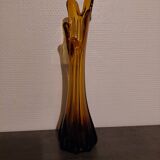 Vase jaune ambré
