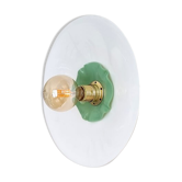 Opaline wall lamp