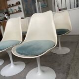 6 chaises Eero Saarinen Knoll
