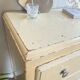 Vintage patinated wood chest of drawers