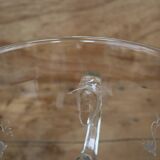 Lovely 1950s glass pitcher with gold gilding and patterns