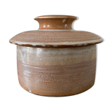 Pot with lid in stoneware vallauris