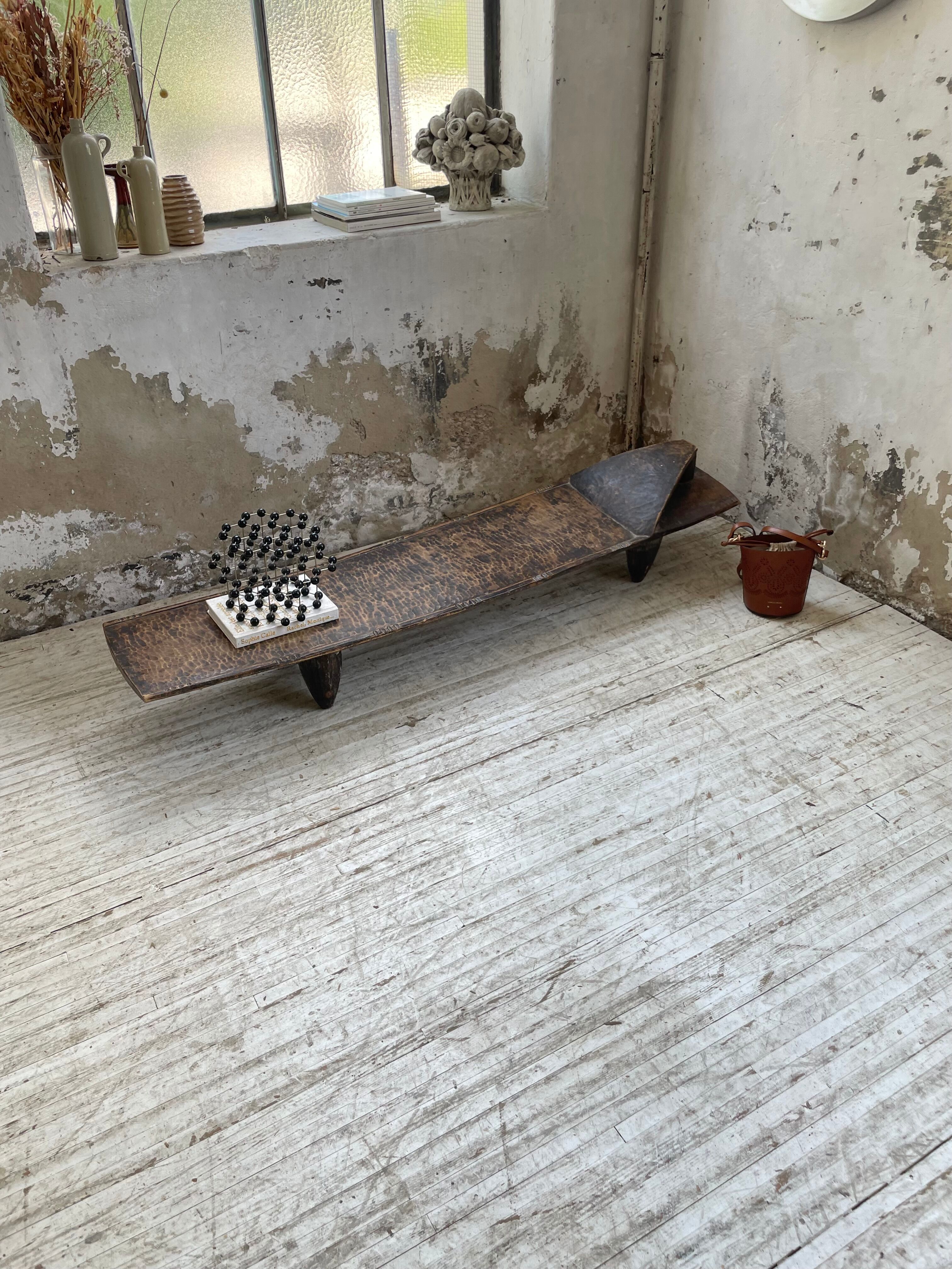 Senoufo coffee table bench from the 60s