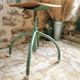 Ancienne chaise d’atelier réglable, Vintage industriel