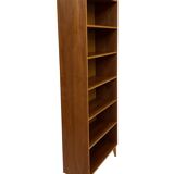 Vintage teak large bookcase Danish design 60s