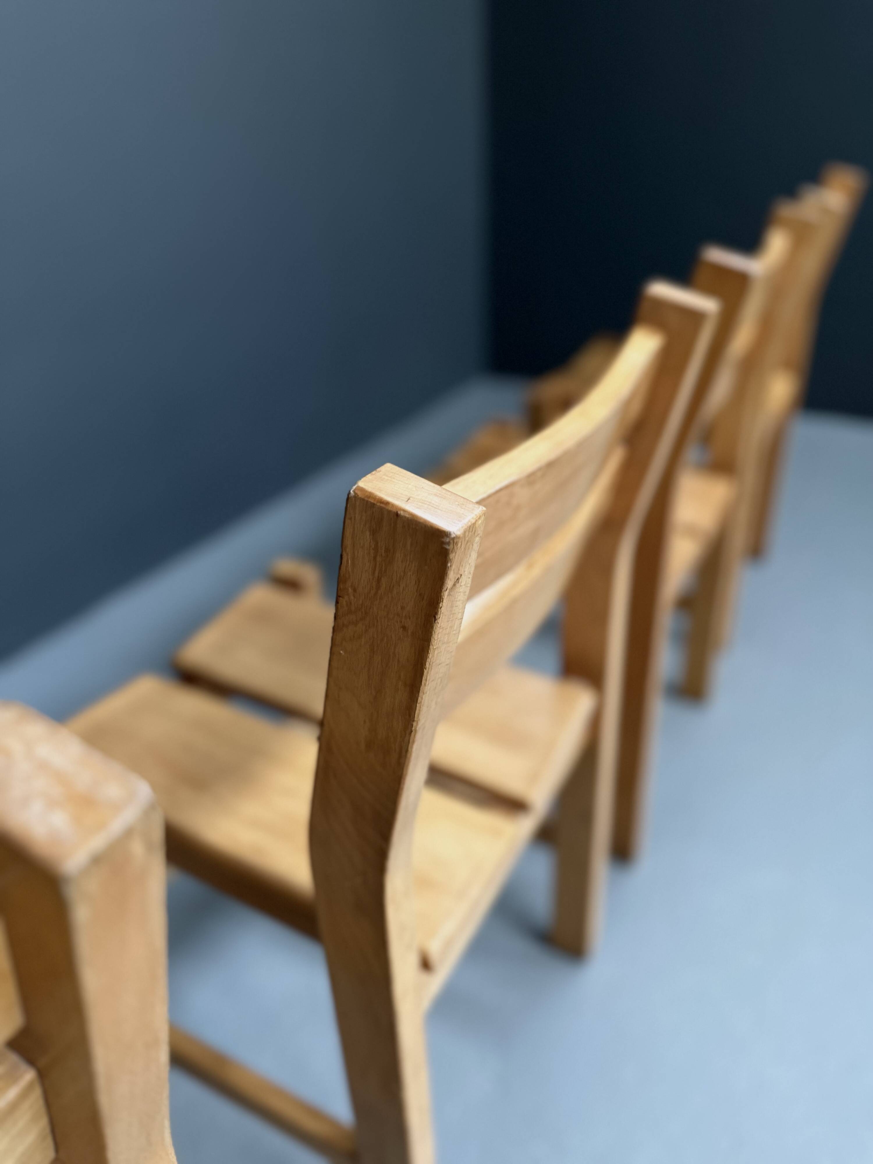 Chairs in style of maison regain for les arces