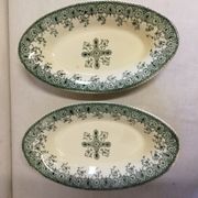 Old raviers, small dishes oval armer