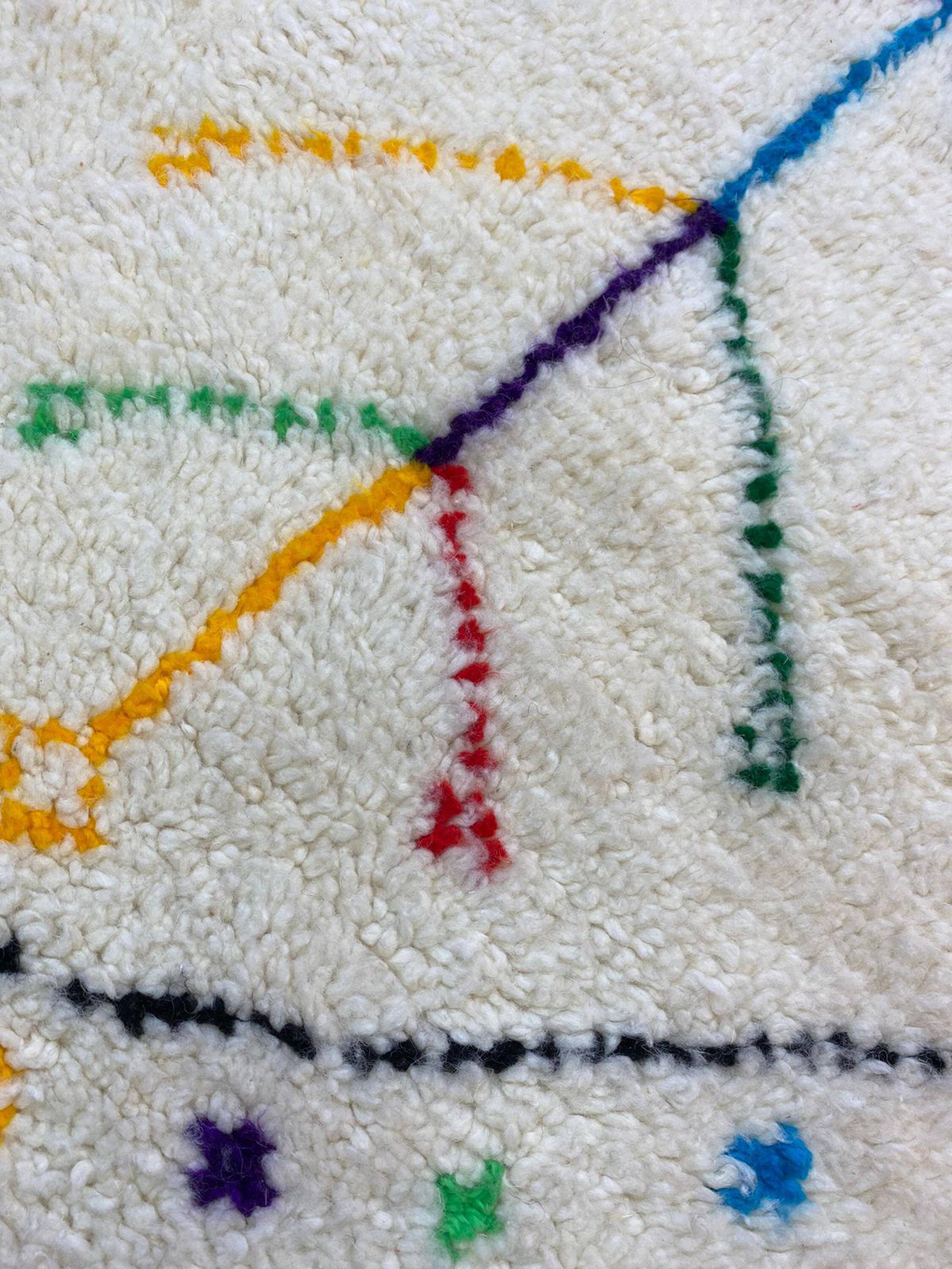Large Berber wool rug 3x2 m