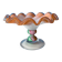 Vintage Murano glass wavy multicoloured centrepiece bowl