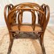 Art Nouveau sheet music or magazine holder, circa 1900, Thonet, turned beech wood