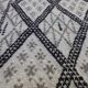 Handmade white carpet corridor 370x80cm