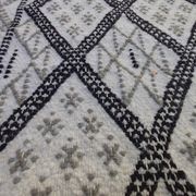 Handmade white carpet corridor 370x80cm