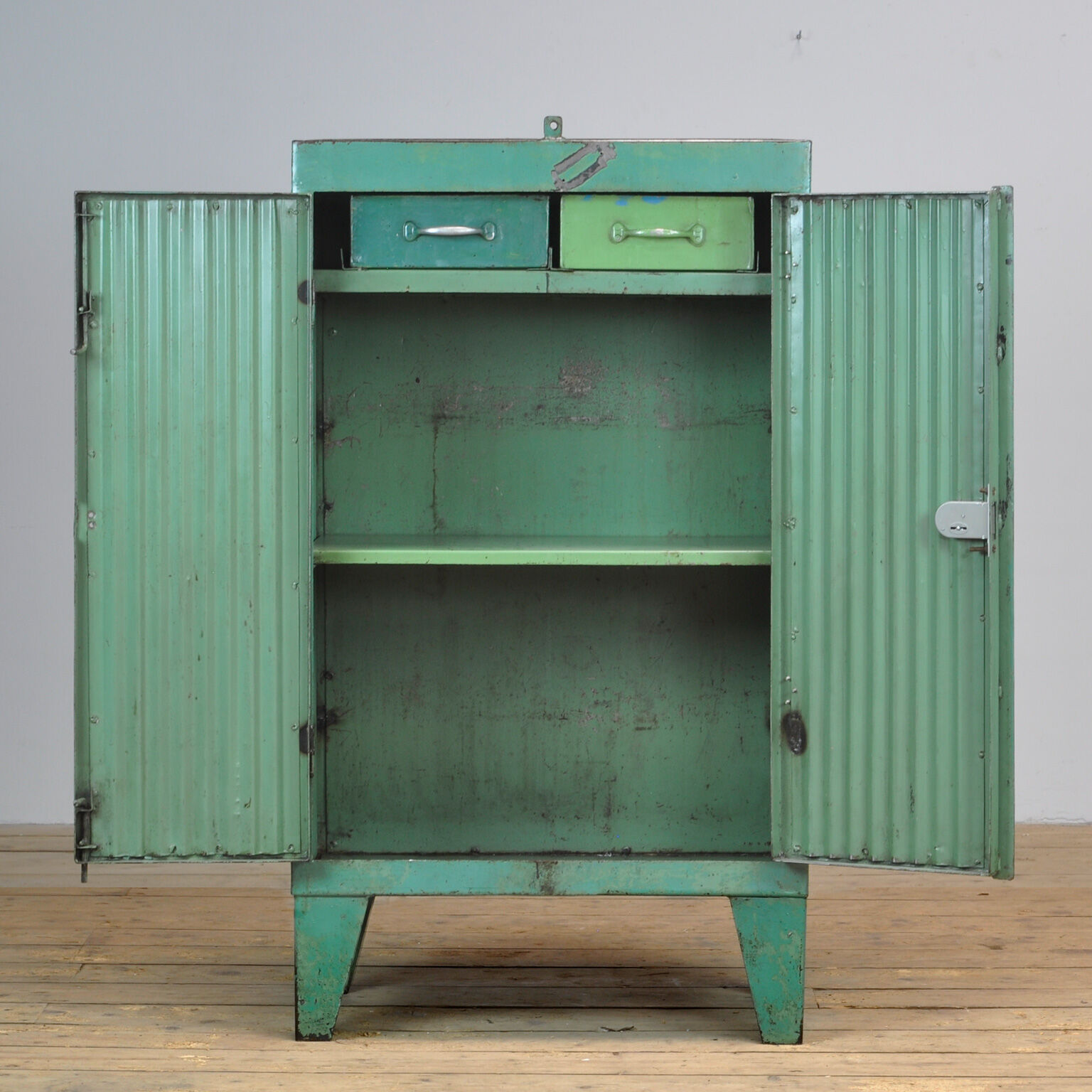 Industrial Iron Cabinet, 1960s