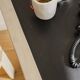 Desserte vintage chrome et noir