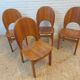 Spoon back dining chairs Glostrup, set of 4