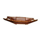 Corbeille en bois et bambou