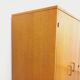 Vintage oak wardrobe from the 1960s.