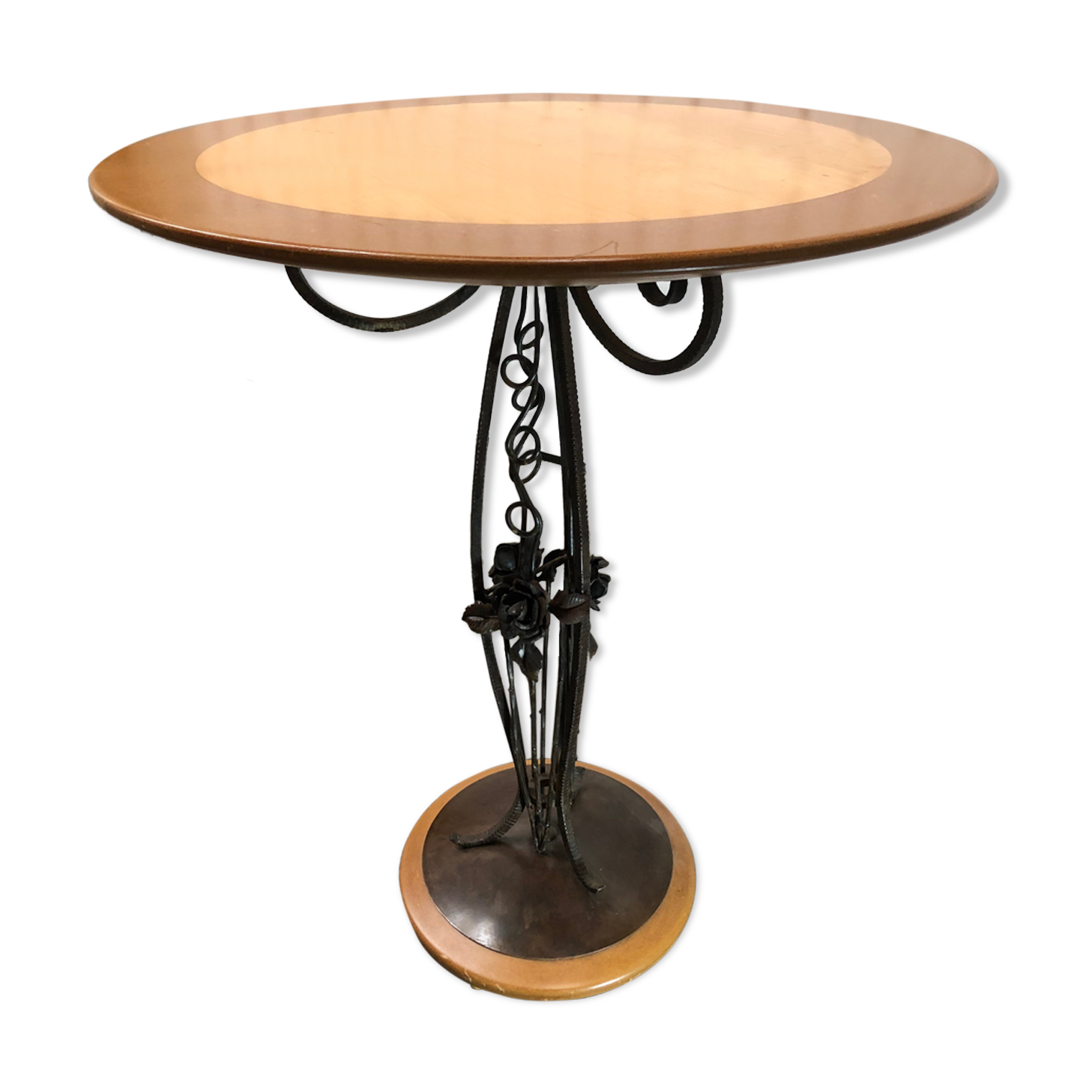 Art deco style pedestal table
