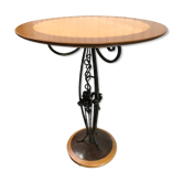 Art deco style pedestal table
