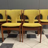 Set of 6 Teak Eric Buch dining chairs Denmark