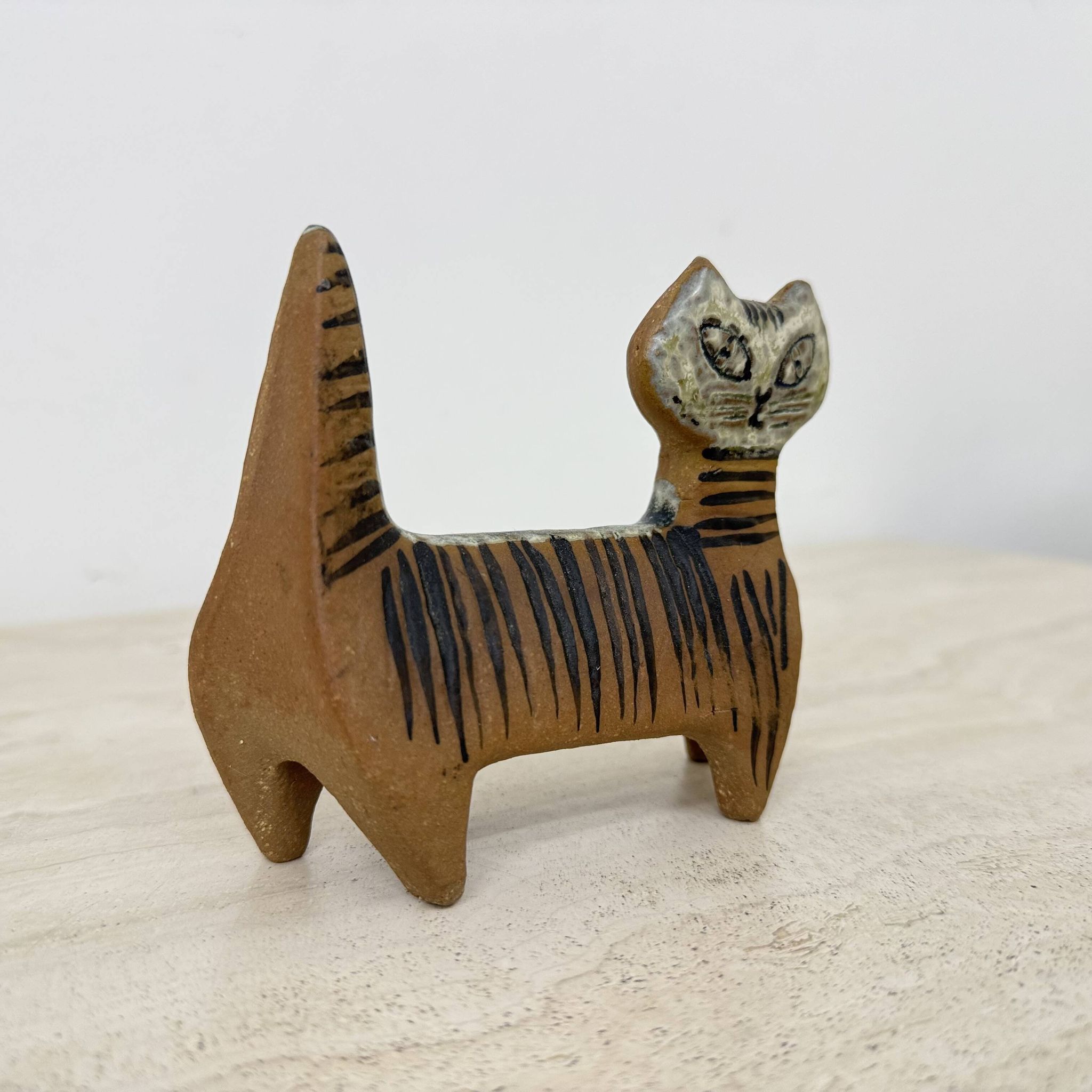 Lisa Larson Figurine de chat en céramique Gustavsberg Suède
