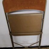 Antique Folding Opera Chair - Velvet Seat 70s Vintage