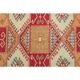 1970s Vintage Turkish Oushak Handmade Wool Cotton Cream Area Rug 172x231