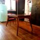 Scandinavian dining table with extensions
