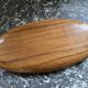 Compartmentalized wooden serving dish