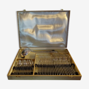 Cutlery set 37 pieces François Frionnet goldsmith for 12 people