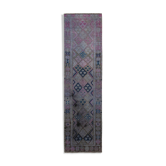 Handmade One-of-a-Kind Oriental Purple Runner Rug 78 cm x 285 cm