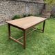 Vintage solid oak farmhouse table 6-8 people