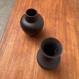Vintage German vase in ceramic Wormser Terra-Sigillata, set of 2