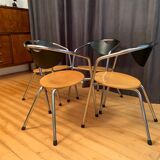 Set of four Plurima chairs, Italy, 1980s