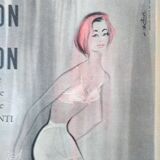 Une illustration d'époque  , mode femme  marque : Scandale